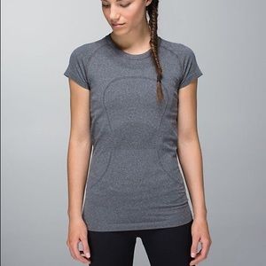 Lululemon Swiftly Tech short sleeve grey shirt